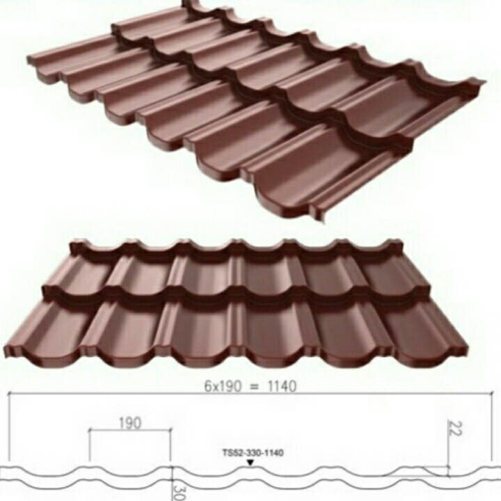 Модульна черепиця ⁇ Ruukki Finnera ⁇ Crown BT ⁇ RR 23 ⁇ - Зображення 5