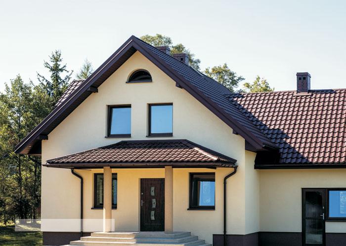 Модульна черепиця Арад ⁇ ARAD Modus ⁇ Blachy Pruszynski ⁇ PURMAT ⁇ RAL 8017 ⁇ 0,756 m2 ⁇ - Зображення 5