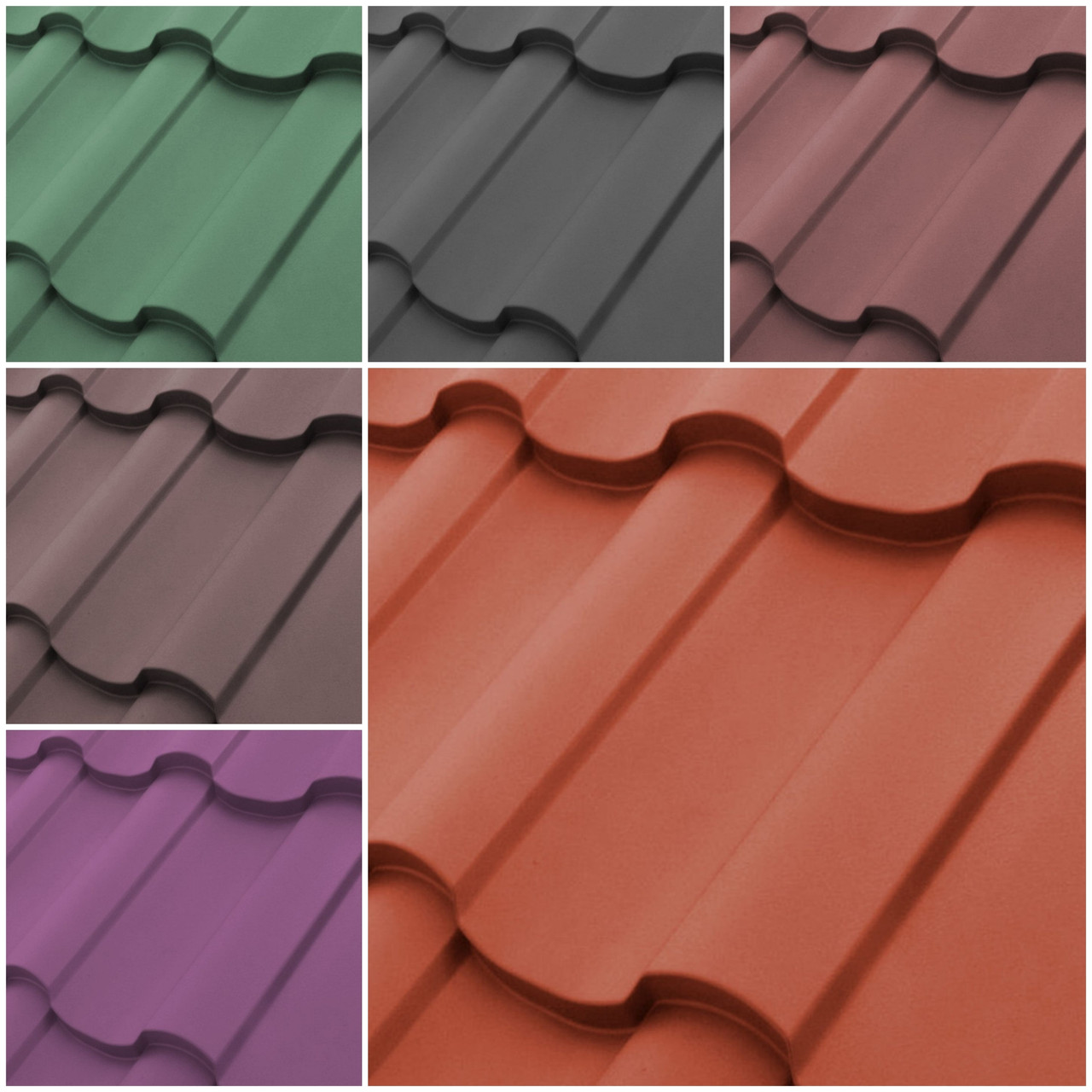 Фінська черепиця | RUUKKI Adamante | RR 750 | теракотовый | 0.5 PURALmat | Ruukki 50 plus - Зображення 2