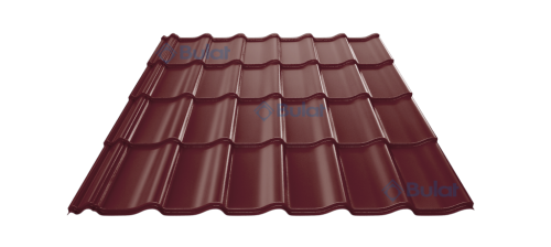 Металочерепиця Булат РЕ 0.5 мм.RAL 8017 - Зображення 5