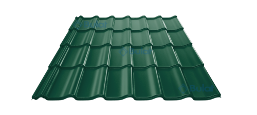 Металочерепиця Булат РЕ 0.5 мм.RAL 8017 - Зображення 4