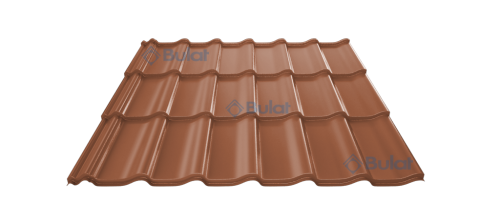 Металочерепиця Булат РЕ 0.5 мм.RAL 8017 - Зображення 8