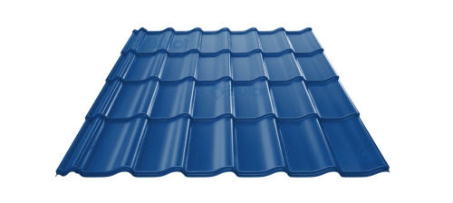 Металочерепиця Булат РЕ 0.5 мм.RAL 8017 - Зображення 2