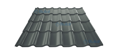 Металочерепиця Булат РЕ 0.5 мм.RAL 8017 - Зображення 6