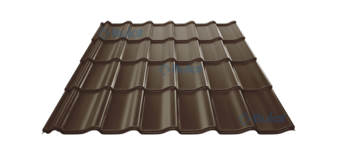 Металочерепиця Булат РЕ 0.5 мм.RAL 8017 - Зображення 9