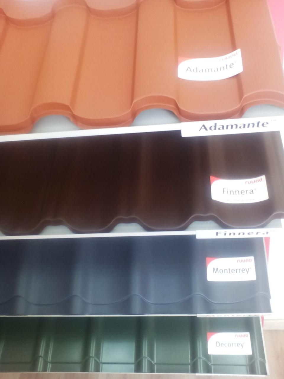 Металочерепиця "Ruukki Armorium" Rough matt ⁇ 0.5 mm ⁇ RR 887 ⁇ коричневий ⁇ - Зображення 7