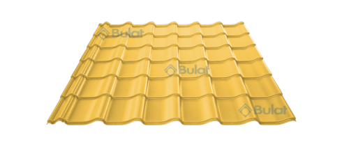 Металочерепиця Булат РЕ 0.5 мм.RAL 8017 - Зображення 3