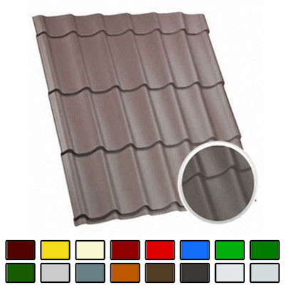 Металочерепиця RAL 6005 (зелена) глянець 0,45 мм Китай - Зображення 6