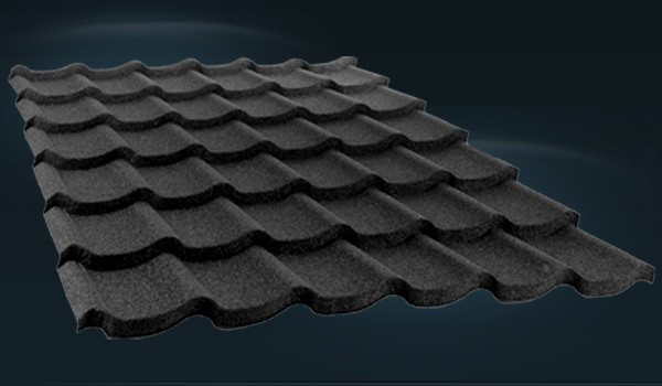 Композитна черепиця 1-тайловий лист — QueenTile ® Standard Black - Зображення 9