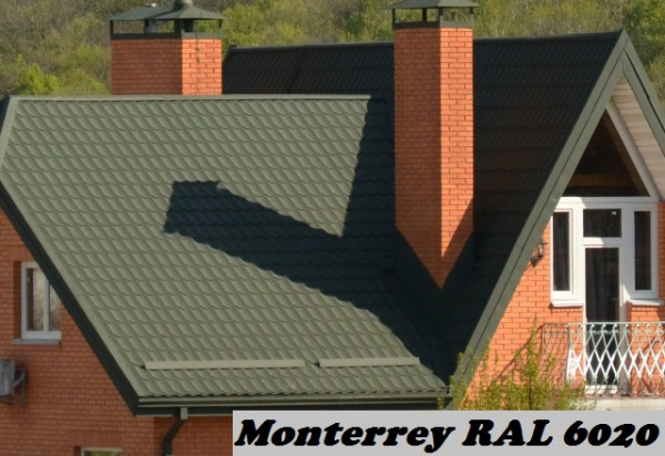 Металочерепиця Ruukki MonterreyTM 0,45 Rough matt RR 887 - Зображення 7