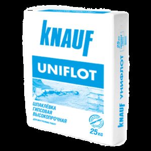 Шпаклівка фінішна гіпсова Кнауф Уніфлот (Knauf Uniflot) 25 кг