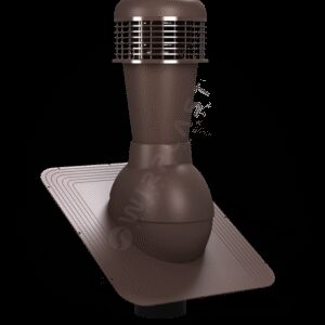 Вентиляційний вихід WirPlast Standard K42 з електровентилятором 110 мм Коричневий 8017