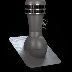 Вентиляційний вихід WirPlast Standard K42 з електровентилятором 110 мм Коричневий 8017 Графіт 7024