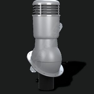 Вентиляційний вихід WirPlast Normal K24 утеплений Ø 110 мм Сірий 7046