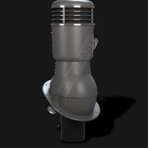 Вентиляційний вихід WirPlast Normal K24 утеплений Ø 110 мм Сірий 7046 Графіт 7024