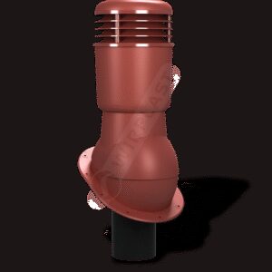 Вентиляційний вихід WirPlast Normal K24 утеплений Ø 110 мм Сірий 7046 Червоний 3009