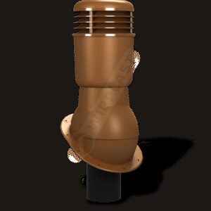 Вентиляційний вихід WirPlast Normal K24 утеплений Ø 110 мм Сірий 7046 Глиняний коричневий 8003