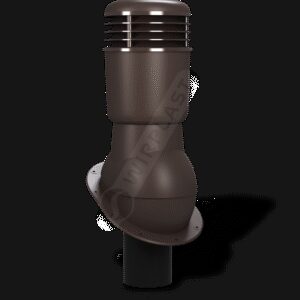 Вентиляційний вихід WirPlast Normal K24 утеплений Ø 110 мм Сірий 7046 Сіро-коричневий 8019