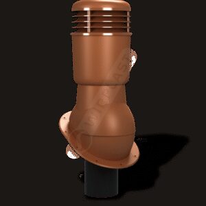 Вентиляційний вихід WirPlast Normal K24 утеплений Ø 110 мм Сірий 7046 Мідно-коричневий 8004