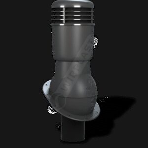 Вентиляційний вихід WirPlast Normal K24 утеплений Ø 110 мм Сірий 7046 Чорно-сірий 7021