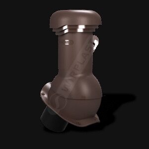 Вентиляційний вихід W-13 Wirovent Perfekta R Pro Ø 125 мм ⁇ Wirplast ⁇ Коричневий 8017