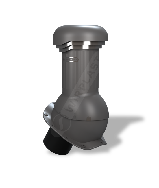Вентиляційний вихід W-13 Wirovent Perfekta R Pro Ø 125 мм ⁇ Wirplast ⁇ Графіт 7024