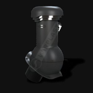 Вентиляційний вихід W-13 Wirovent Perfekta R Pro Ø 125 мм ⁇ Wirplast ⁇ Чорний 9005