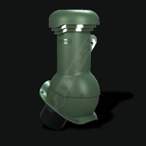 Вентиляційний вихід W-13 Wirovent Perfekta R Pro Ø 125 мм ⁇ Wirplast ⁇ Хромовий зелений 6020