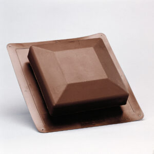 Кровільний аератор ПВХ IKO Armourvent Standart Коричневий Чорний Коричневий, 110, Аератор (дефлектор), Поліпропілен