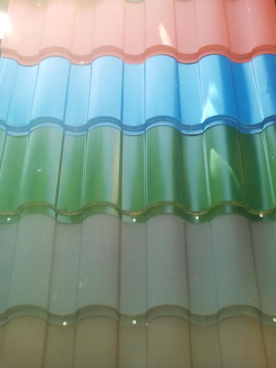 Металочерепиця "Trevizo" Thermasteel, ral 9005 0,45 matt Китай - Зображення 5