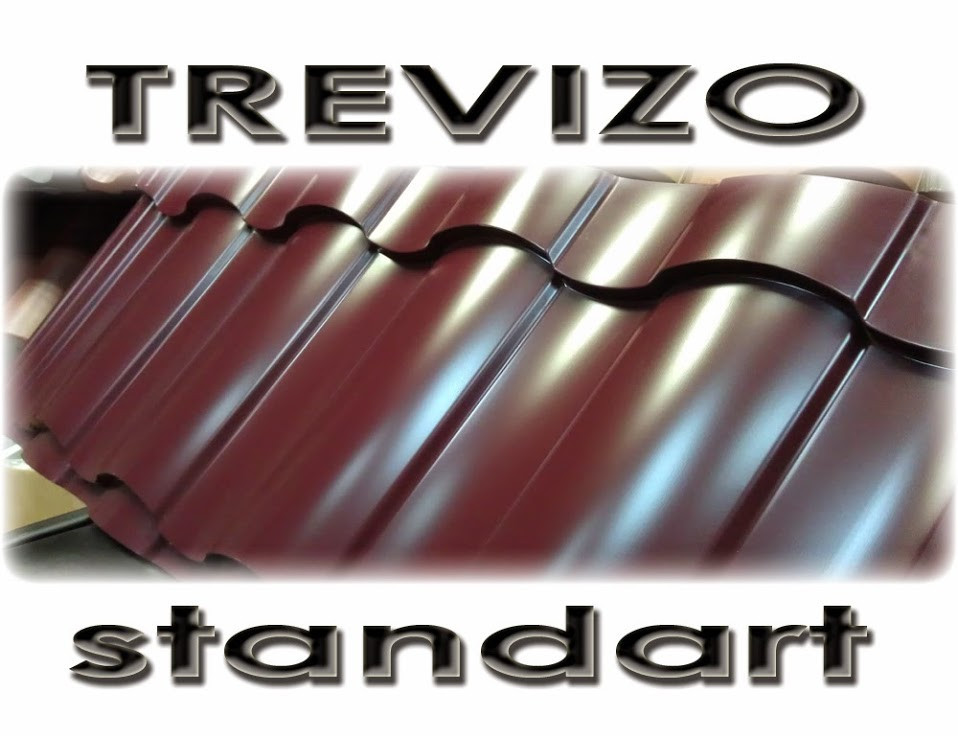Металочерепиця "Trevizo" Thermasteel, ral 9005 0,45 matt Китай - Зображення 6