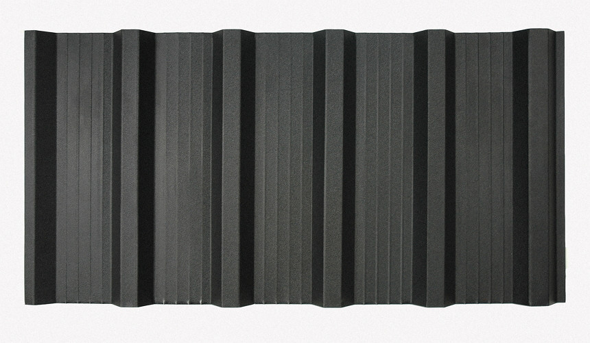 Профліс Кровільний Thermasteel K-35 (0,5 мм Arcelor Mittall PEМА RAL 9005) - Зображення 3