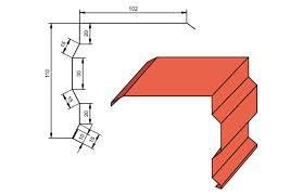 Вітрова планка фігурна "Ruukki" RR PE - Зображення 2