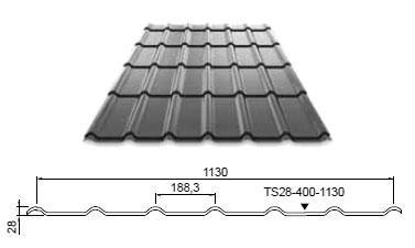 Металочерепиця Ruukki Decorrey Grand 0.45 глянець RR 32 - Зображення 9