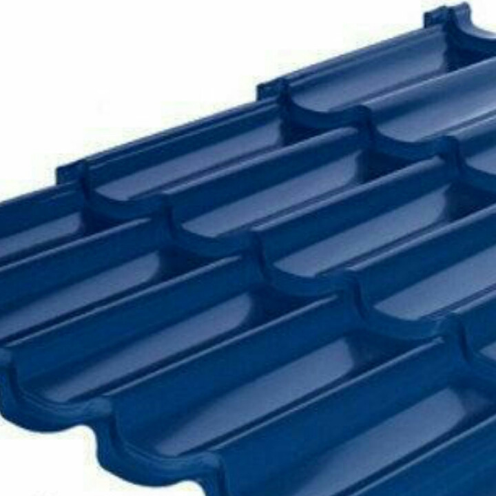 Металочерепиця RAUNI premium RAL 5005 (синя) 0,45 метал Китай - Зображення 3