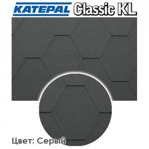 Бітумова черепиця. KATEPALTM KL Grey паковання 3 м2. - Зображення 3