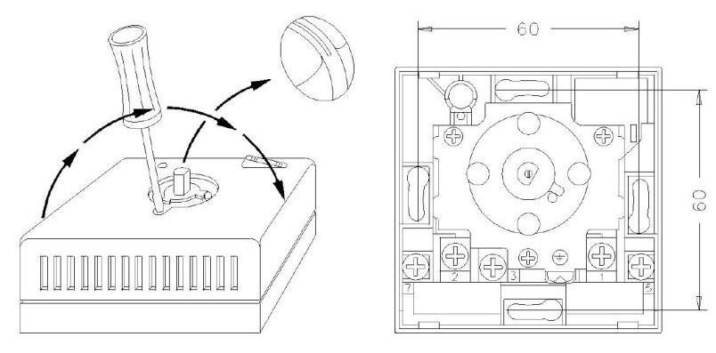 Терморегулятор накладної Cewal RQ01 - Зображення 2