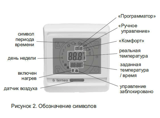 Терморегулятор Terneo Sen - Зображення 2