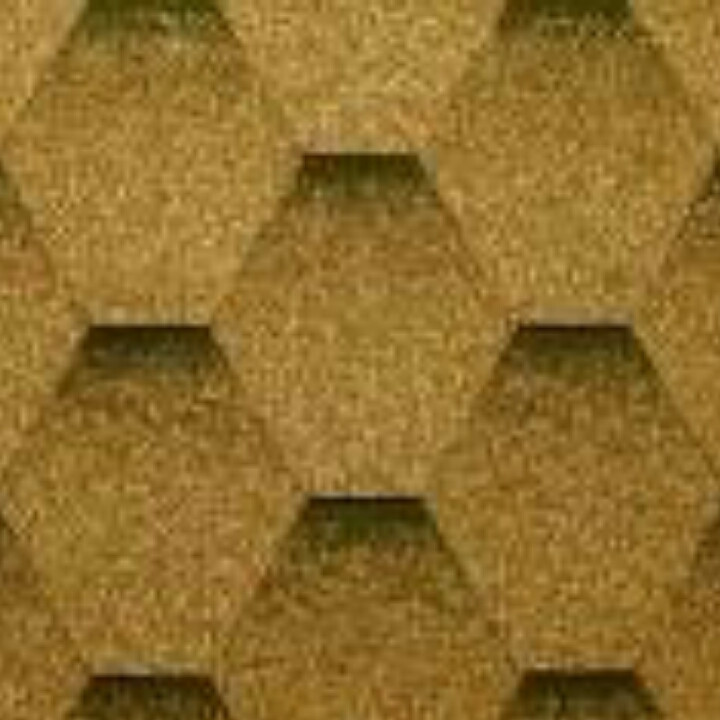 Бітумна гнучка черепиця Katepal Katrilli колір Золотий пісок із відливом - Зображення 4