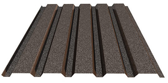 Профнастил 8017 стіна забір 0,45 мм