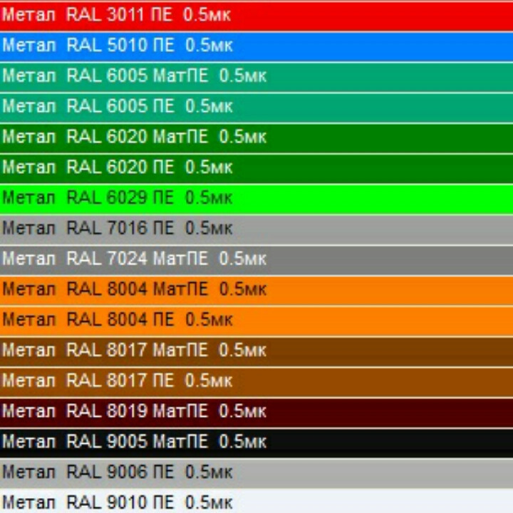 Гладкий оцинкований лист із полімерним покриттям matt у бухтах - Зображення 2