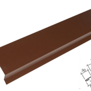 Кінок фігурний No1 ⁇ 0,45 мм ⁇ RAL 8017 ⁇ PE