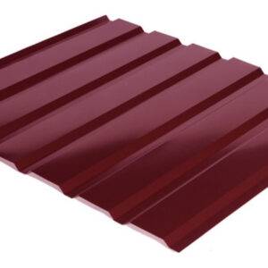 Профнактил фасадний, стіновий С-18 (колір 3005 — бордовий, глянець) метал Китай