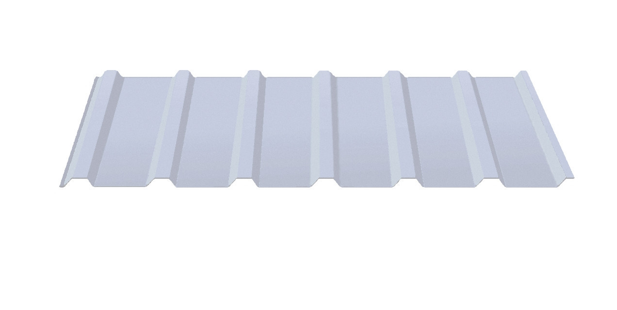 Профнактил покрівельний С18 колір 9006 — сріблястий глянець метал Китай