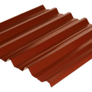 Профнастил Мегасіті несе НС-44 RAL 3011 (червоний) PE 0.45 Південна Корея