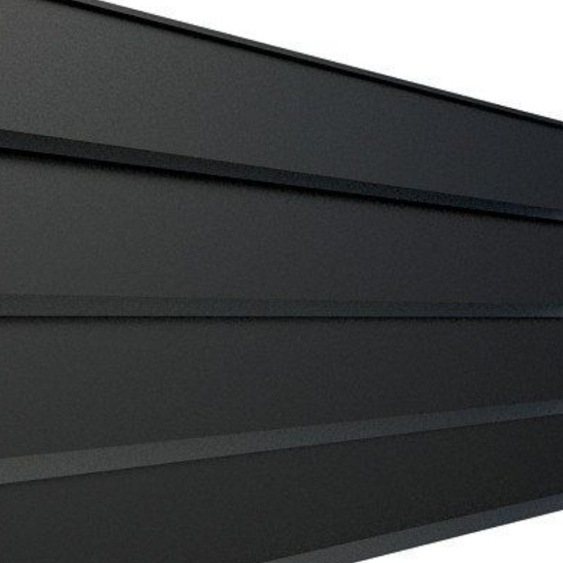 Фасадні металеві панелі Сіті 0,5 мм Польща RAL 7024 matt завод Термастил - Зображення 3