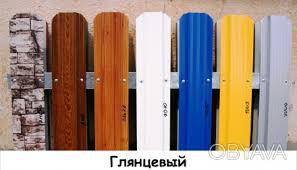 Штакетник напівкруглий металевий планка 10.5 см*100 см - Зображення 3