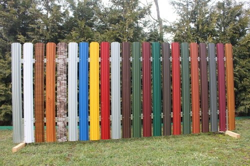 Штакетник напівкруглий металевий планка 10.5 см*100 см - Зображення 2