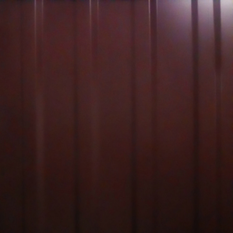 Профільований настил Т-18 "ДахСервіс" 0,43 мм, Глянець Китай 8017 коричневий - Зображення 2