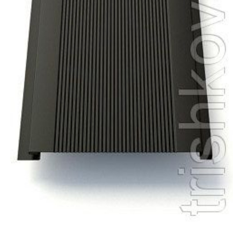 Фасадні Металеві Панелі "Дошка з Мікрорибером" 0,47 мм ⁇ RAL 7024 ⁇ мокрий асфальт ⁇ - Зображення 4